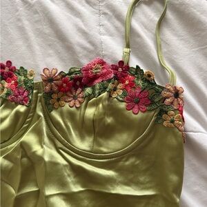 Princess Polly Floral Satin Dress